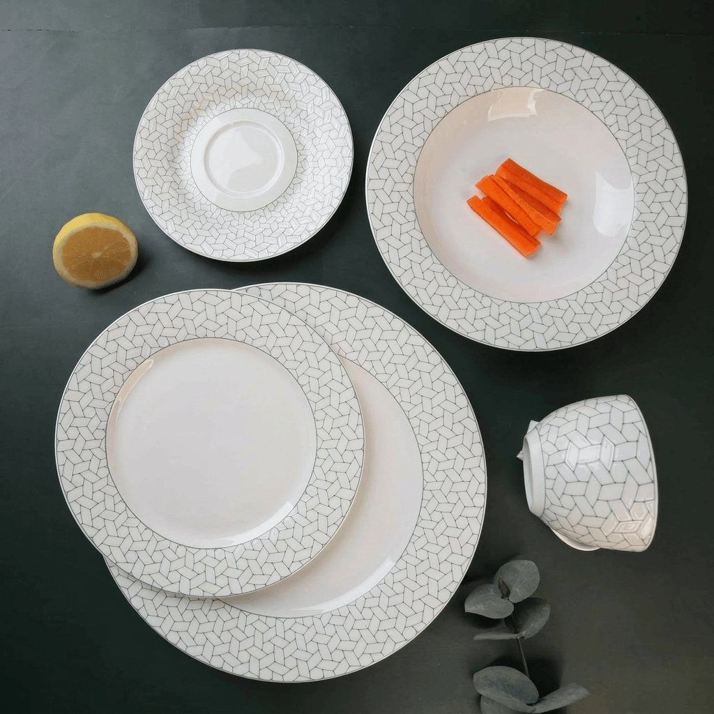 embossed decal new bone china 20pcs porcelain dinner sets with rimmed dinner plate side plate tea cup and saucer and soup bowl embossed decal new bone china 20pcs porcelain dinner sets with rimmed dinner plate side plate tea cup and saucer and soup bowl