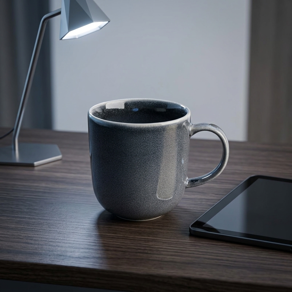 modern full color gray reactive glaze ceramic coffee mug | yzc ceramics modern full color gray reactive glaze ceramic coffee mug | yzc ceramics