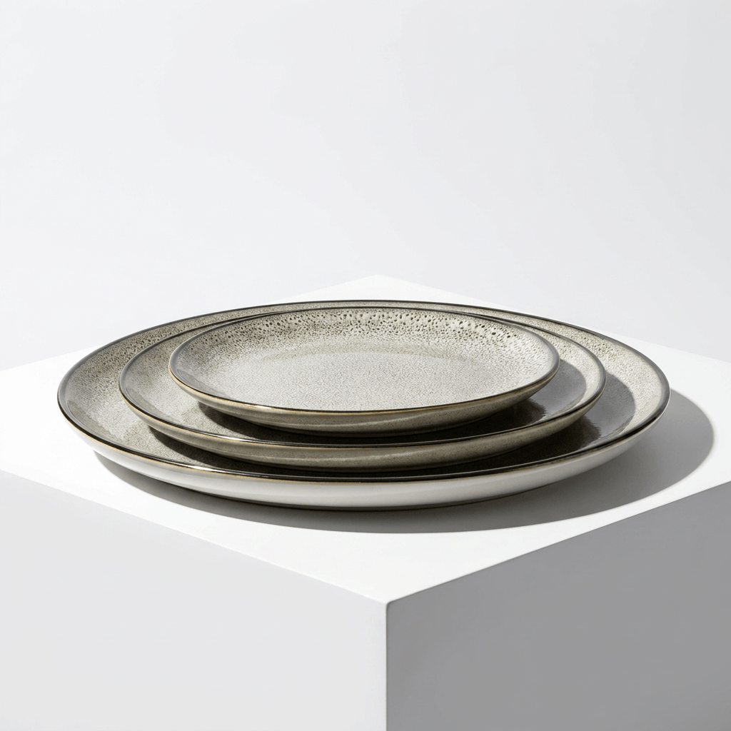 classical rustic reactive glaze 16 piece stoneware dinner set | yzc ceramics classical rustic reactive glaze 16 piece stoneware dinner set | yzc ceramics